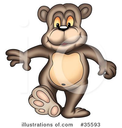 Royalty-Free (RF) Bear Clipart Illustration by dero - Stock Sample #35593