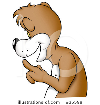 Royalty-Free (RF) Bear Clipart Illustration by dero - Stock Sample #35598