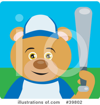 Royalty-Free (RF) Bear Clipart Illustration by Dennis Holmes Designs - Stock Sample #39802