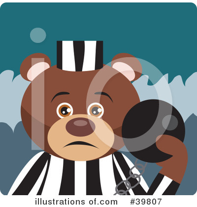 Royalty-Free (RF) Bear Clipart Illustration by Dennis Holmes Designs - Stock Sample #39807