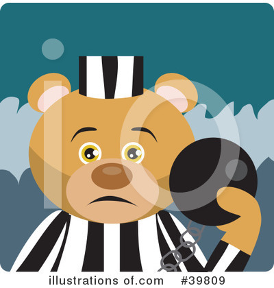 Royalty-Free (RF) Bear Clipart Illustration by Dennis Holmes Designs - Stock Sample #39809