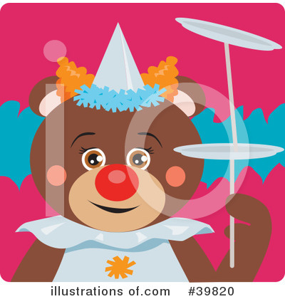 Royalty-Free (RF) Bear Clipart Illustration by Dennis Holmes Designs - Stock Sample #39820