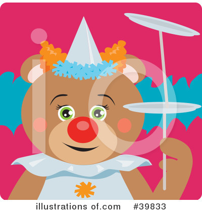 Teddy Bear Clipart #39833 by Dennis Holmes Designs