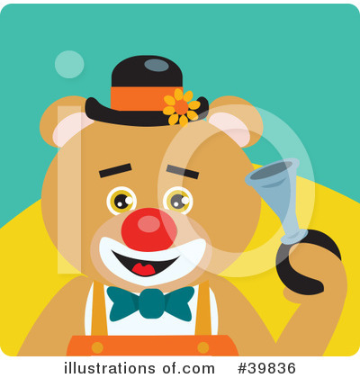 Teddy Bear Clipart #39836 by Dennis Holmes Designs