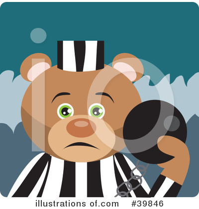Royalty-Free (RF) Bear Clipart Illustration by Dennis Holmes Designs - Stock Sample #39846