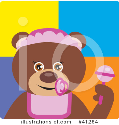 Royalty-Free (RF) Bear Clipart Illustration by Dennis Holmes Designs - Stock Sample #41264