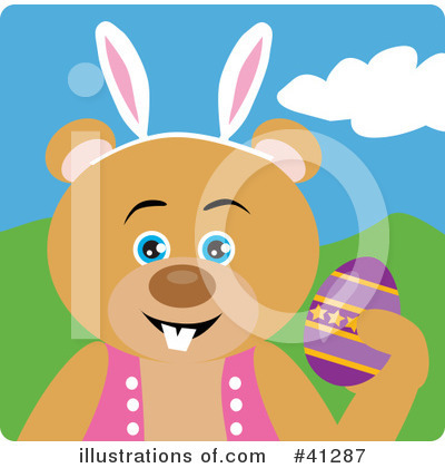 Royalty-Free (RF) Bear Clipart Illustration by Dennis Holmes Designs - Stock Sample #41287