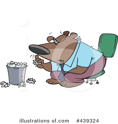 Royalty-Free (RF) Bear Clipart Illustration by toonaday - Stock Sample #439324