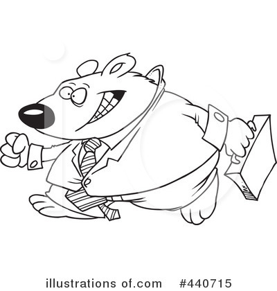 Royalty-Free (RF) Bear Clipart Illustration by toonaday - Stock Sample #440715