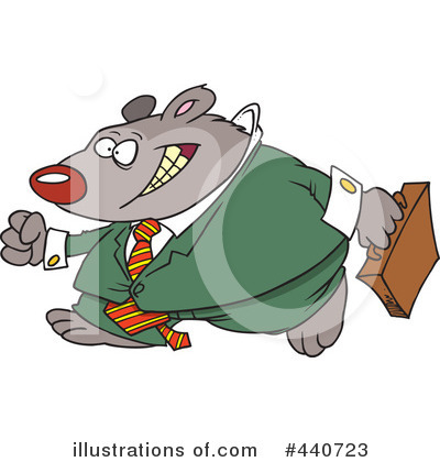 Royalty-Free (RF) Bear Clipart Illustration by toonaday - Stock Sample #440723