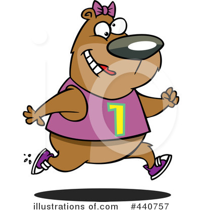 Royalty-Free (RF) Bear Clipart Illustration by toonaday - Stock Sample #440757
