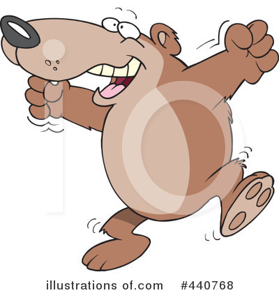 Royalty-Free (RF) Bear Clipart Illustration by toonaday - Stock Sample #440768