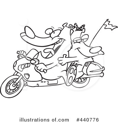 Motorcycle Clipart #440776 by toonaday