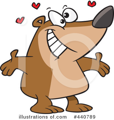 Royalty-Free (RF) Bear Clipart Illustration by toonaday - Stock Sample #440789