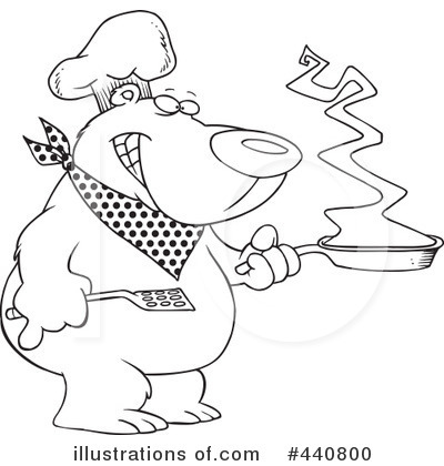 Royalty-Free (RF) Bear Clipart Illustration by toonaday - Stock Sample #440800