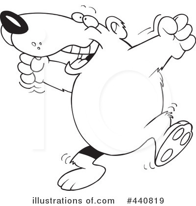 Royalty-Free (RF) Bear Clipart Illustration by toonaday - Stock Sample #440819