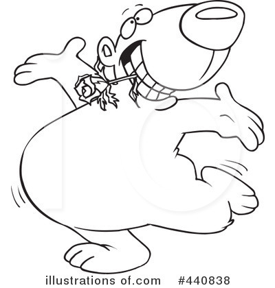 Royalty-Free (RF) Bear Clipart Illustration by toonaday - Stock Sample #440838