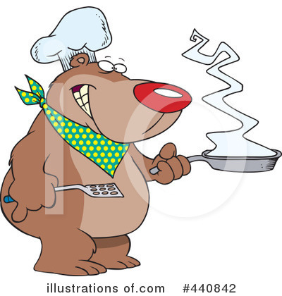 Royalty-Free (RF) Bear Clipart Illustration by toonaday - Stock Sample #440842