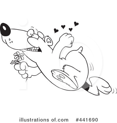 Royalty-Free (RF) Bear Clipart Illustration by toonaday - Stock Sample #441690