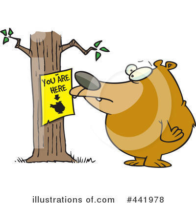 Royalty-Free (RF) Bear Clipart Illustration by toonaday - Stock Sample #441978