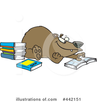 Royalty-Free (RF) Bear Clipart Illustration by toonaday - Stock Sample #442151