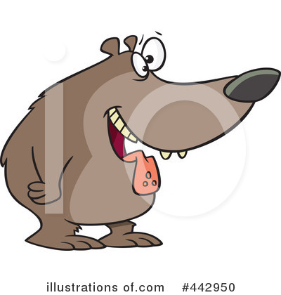 Royalty-Free (RF) Bear Clipart Illustration by toonaday - Stock Sample #442950