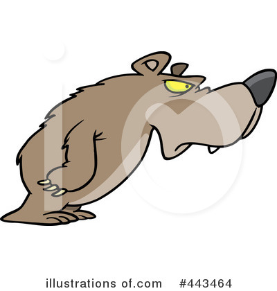 Royalty-Free (RF) Bear Clipart Illustration by toonaday - Stock Sample #443464