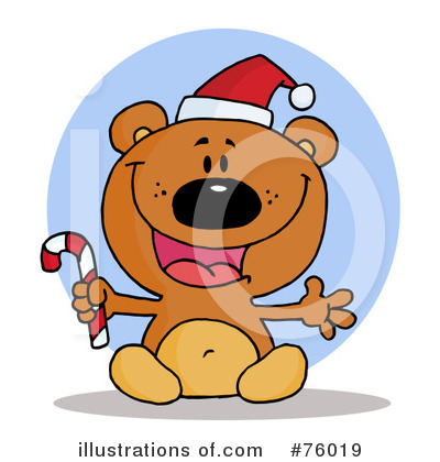 Royalty-Free (RF) Bear Clipart Illustration by Hit Toon - Stock Sample #76019