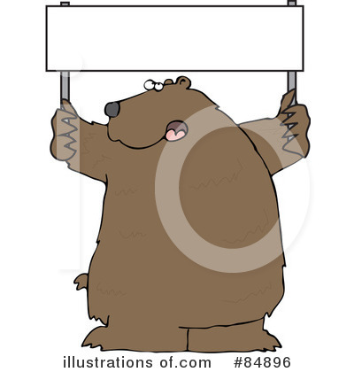 Royalty-Free (RF) Bear Clipart Illustration by djart - Stock Sample #84896