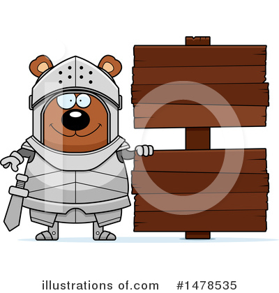 Royalty-Free (RF) Bear Knight Clipart Illustration by Cory Thoman - Stock Sample #1478535