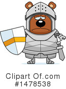 Bear Knight Clipart #1478538 by Cory Thoman