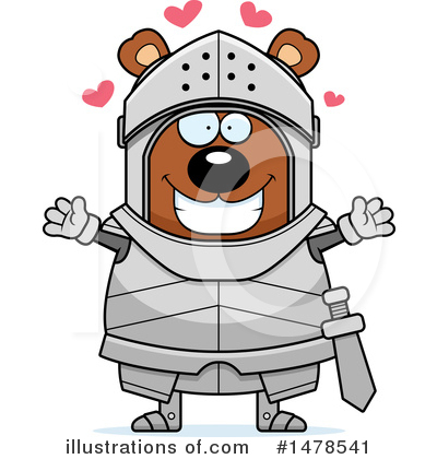 Bear Knight Clipart #1478541 by Cory Thoman