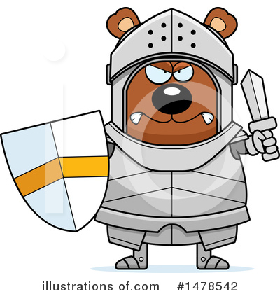 Royalty-Free (RF) Bear Knight Clipart Illustration by Cory Thoman - Stock Sample #1478542