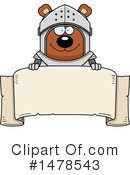 Bear Knight Clipart #1478543 by Cory Thoman