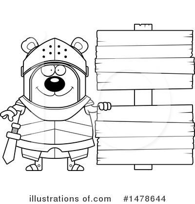 Royalty-Free (RF) Bear Knight Clipart Illustration by Cory Thoman - Stock Sample #1478644