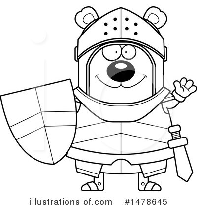 Royalty-Free (RF) Bear Knight Clipart Illustration by Cory Thoman - Stock Sample #1478645
