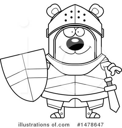 Royalty-Free (RF) Bear Knight Clipart Illustration by Cory Thoman - Stock Sample #1478647