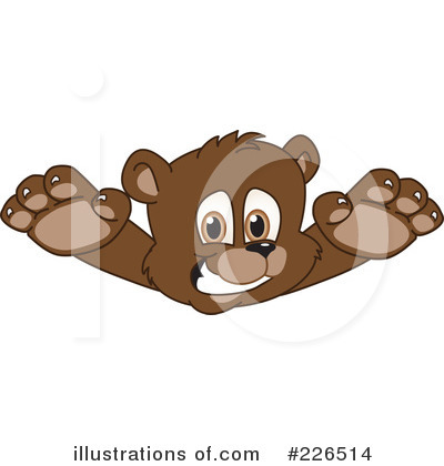 Royalty-Free (RF) Bear Mascot Clipart Illustration by Mascot Junction - Stock Sample #226514
