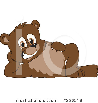Royalty-Free (RF) Bear Mascot Clipart Illustration by Mascot Junction - Stock Sample #226519