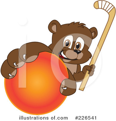 Royalty-Free (RF) Bear Mascot Clipart Illustration by Mascot Junction - Stock Sample #226541