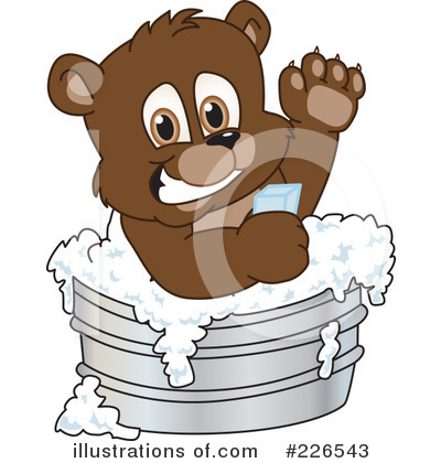 Royalty-Free (RF) Bear Mascot Clipart Illustration by Mascot Junction - Stock Sample #226543