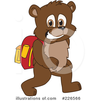 Royalty-Free (RF) Bear Mascot Clipart Illustration by Mascot Junction - Stock Sample #226566