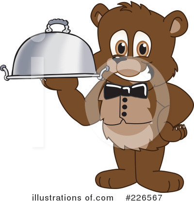 Royalty-Free (RF) Bear Mascot Clipart Illustration by Mascot Junction - Stock Sample #226567