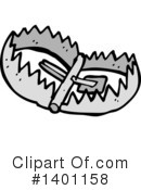 Bear Trap Clipart #1401158 by lineartestpilot
