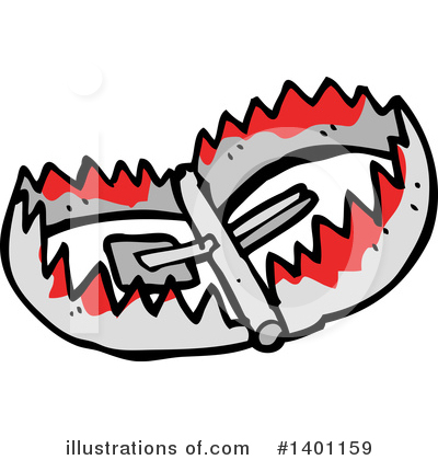 Royalty-Free (RF) Bear Trap Clipart Illustration by lineartestpilot - Stock Sample #1401159