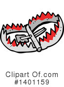 Bear Trap Clipart #1401159 by lineartestpilot