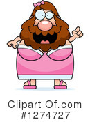 Bearded Lady Clipart #1274727 by Cory Thoman