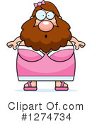Bearded Lady Clipart #1274734 by Cory Thoman