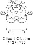 Bearded Lady Clipart #1274736 by Cory Thoman
