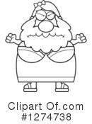 Bearded Lady Clipart #1274738 by Cory Thoman